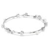 Constella-armbånd med krystallperler, runde slipninger, hvite, rhodiumbelagt Constella-armbånd med krystallperler, runde slipninger, hvite, rhodiumbelagt