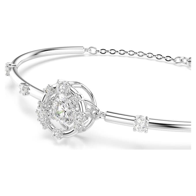 Constella armbånd, rundslipt, dansende stein, hvit, rhodiumbelagt Constella armbånd, rundslipt, dansende stein, hvit, rhodiumbelagt