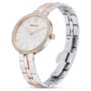Cosmopolitan-klokke, sveitsiskprodusert, metallarmbånd, sølvfarget, blandet metallfinish