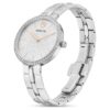 Cosmopolitan-klokke, sveitsiskprodusert, metallarmbånd, sølvfarget, rustfritt stål Cosmopolitan-klokke, sveitsiskprodusert, metallarmbånd, sølvfarget, rustfritt stål