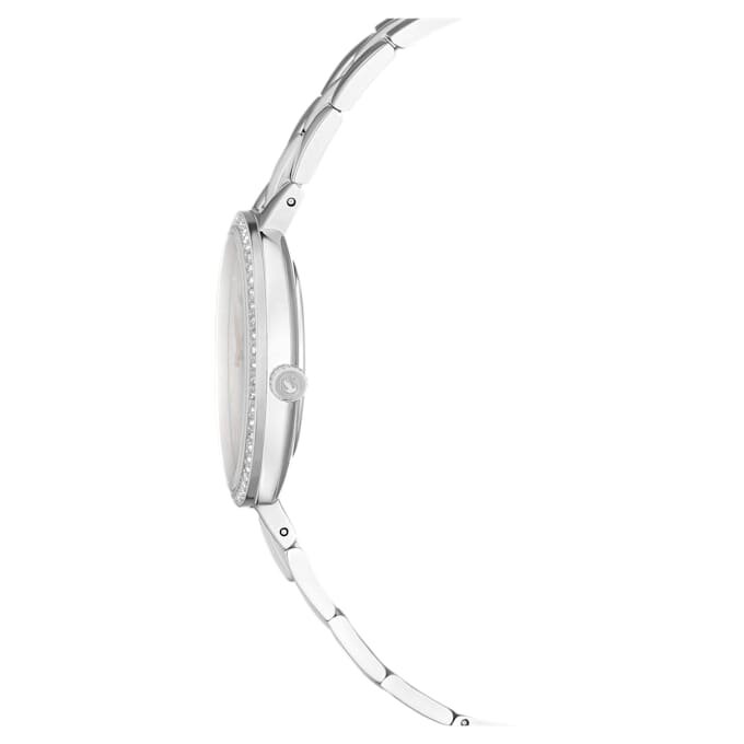 Cosmopolitan-klokke, sveitsiskprodusert, metallarmbånd, sølvfarget, rustfritt stål Cosmopolitan-klokke, sveitsiskprodusert, metallarmbånd, sølvfarget, rustfritt stål