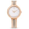 Crystalline Armbåndsur, sveitsiskprodusert, metallarmbånd, beige, rosagullfarget finish Crystalline Armbåndsur, sveitsiskprodusert, metallarmbånd, beige, rosagullfarget finish