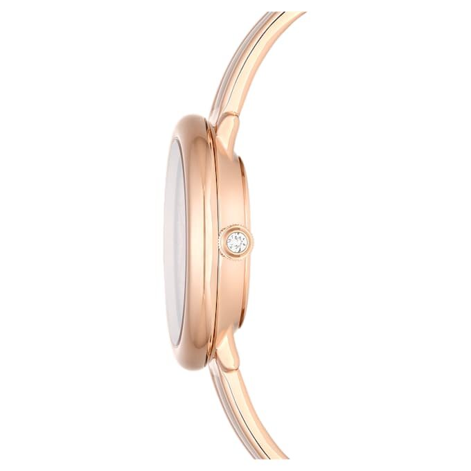 Crystalline Armbåndsur, sveitsiskprodusert, metallarmbånd, beige, rosagullfarget finish Crystalline Armbåndsur, sveitsiskprodusert, metallarmbånd, beige, rosagullfarget finish
