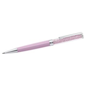 Crystalline ballpoint pen in purple, purple lacquered, forcrommed