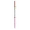 Crystalline ballpoint pen in rosa, gullbelagt