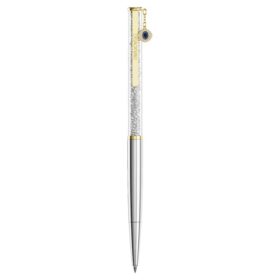 Crystalline kulepenn «Evil Eye», gullfarget, blandet metallfinish