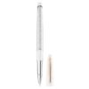 Crystalline rollerball-penn, hvit, rosagullbelagt Crystalline rollerball-penn, hvit, rosagullbelagt