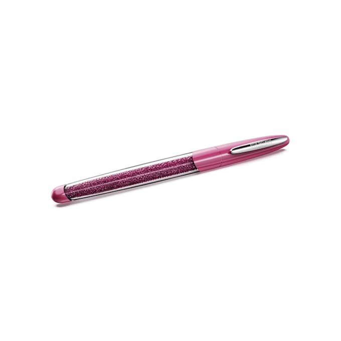 Crystalline rollerball-penn, rosa, forkrommet Crystalline rollerball-penn, rosa, forkrommet