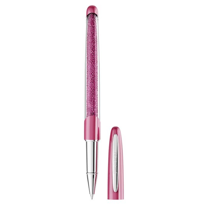 Crystalline rollerball-penn, rosa, forkrommet Crystalline rollerball-penn, rosa, forkrommet