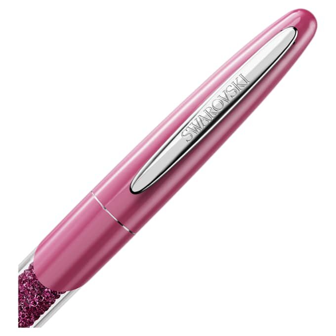 Crystalline rollerball-penn, rosa, forkrommet Crystalline rollerball-penn, rosa, forkrommet