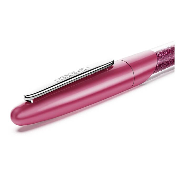 Crystalline rollerball-penn, rosa, forkrommet Crystalline rollerball-penn, rosa, forkrommet