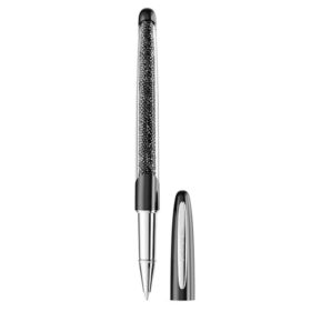 Crystalline rollerball-penn, svart, forkrommet