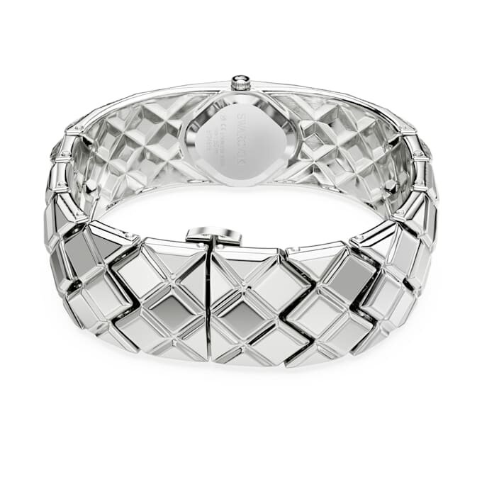 Curiosa armbåndsur med krystallarmbånd, sølvfarget, rustfritt stål Curiosa armbåndsur med krystallarmbånd, sølvfarget, rustfritt stål