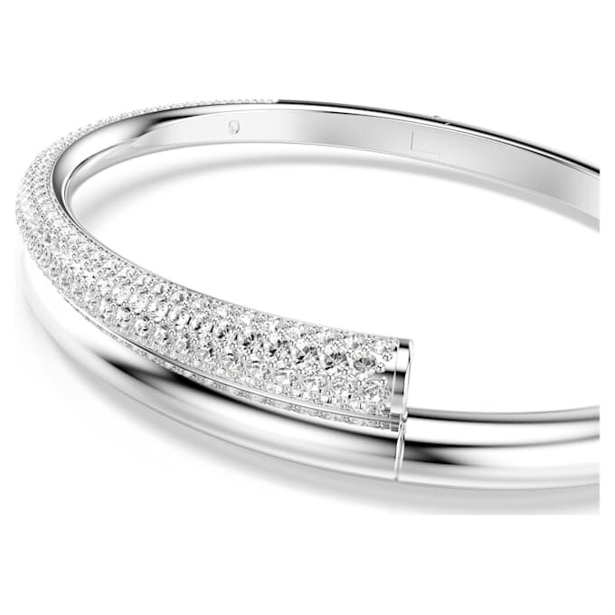 Dextera armbånd med magnetlås, hvit, rhodiumbelagt Dextera armbånd med magnetlås, hvit, rhodiumbelagt