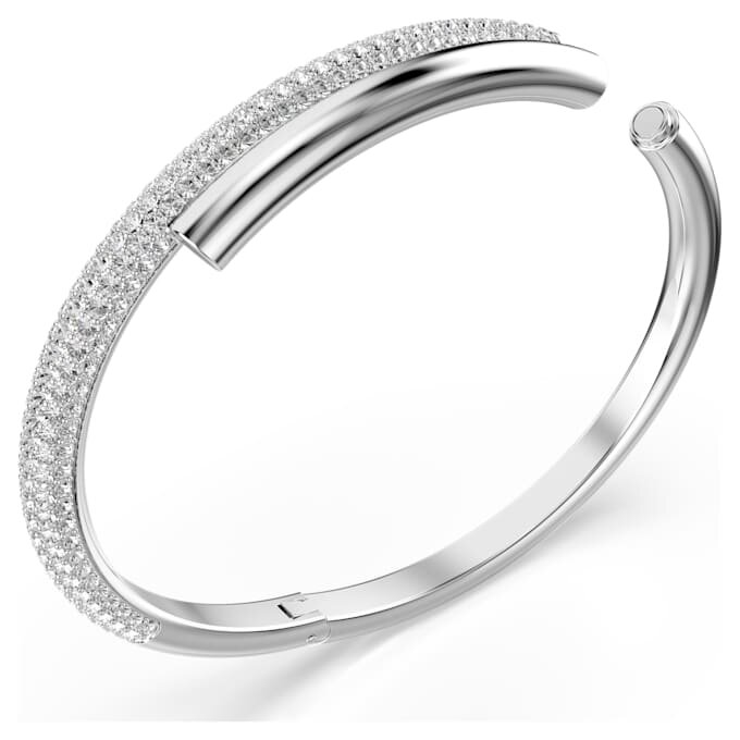Dextera armbånd med magnetlås, hvit, rhodiumbelagt Dextera armbånd med magnetlås, hvit, rhodiumbelagt