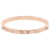 Dextera armbånd med pavé, hvit, rosagullbelagt Dextera armbånd med pavé, hvit, rosagullbelagt