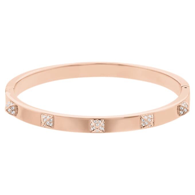 Dextera armbånd med pavé, hvit, rosagullbelagt Dextera armbånd med pavé, hvit, rosagullbelagt