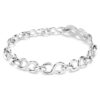 Dextera-armbånd med rundslipte krystaller, hvitt, rhodiumbelagt Dextera-armbånd med rundslipte krystaller, hvitt, rhodiumbelagt