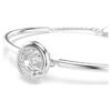 Dextera-armbånd med rundslipte steiner, hvitt, rhodiumbelagt Dextera-armbånd med rundslipte steiner, hvitt, rhodiumbelagt