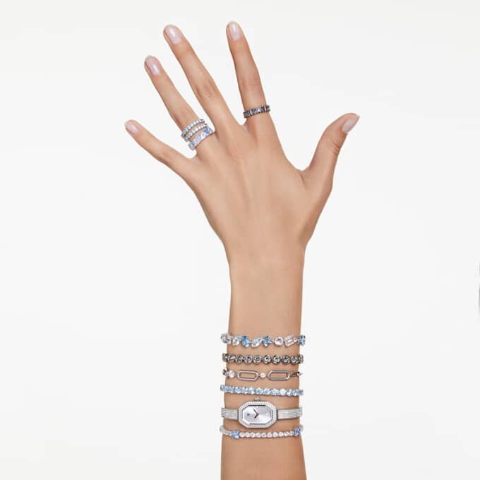 Dextera armbåndsur, sveitsiskprodusert, metallarmbånd, sølvfarget, rustfritt stål Dextera armbåndsur, sveitsiskprodusert, metallarmbånd, sølvfarget, rustfritt stål