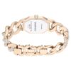 Dextera Chain Watch Swiss Made, krystallarmbånd, hvitt, champagnegullfarget finish Dextera Chain Watch Swiss Made, krystallarmbånd, hvitt, champagnegullfarget finish