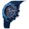 Dextera Chrono-klokke 39 mm, sveitsiskprodusert, metallarmbånd, blå, blå finish Dextera Chrono-klokke 39 mm, sveitsiskprodusert, metallarmbånd, blå, blå finish