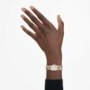 Dextera kjedeur, sveitsiskprodusert, armbånd med krystaller, gullfarget, gullfarget finish Dextera kjedeur, sveitsiskprodusert, armbånd med krystaller, gullfarget, gullfarget finish