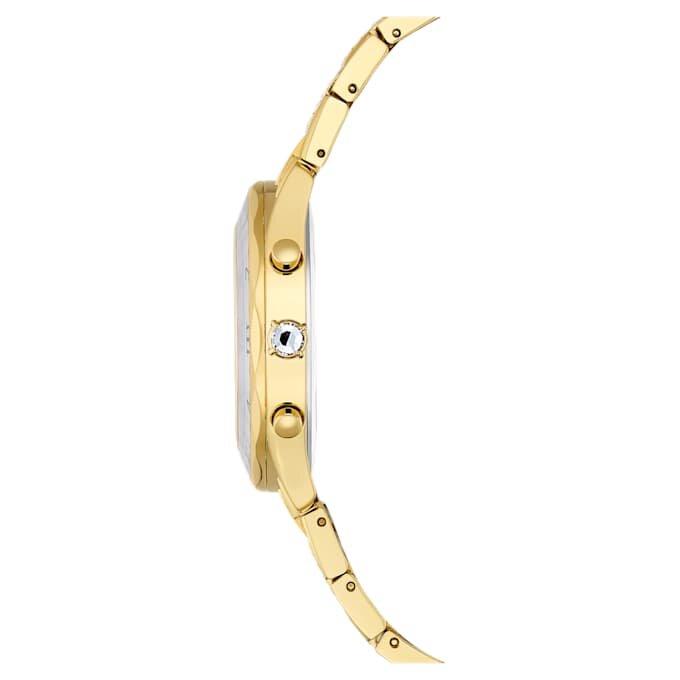 Dextera Lux-klokke, sveitsiskprodusert, metallarmbånd, gullfarget, gullfarget finish Dextera Lux-klokke, sveitsiskprodusert, metallarmbånd, gullfarget, gullfarget finish