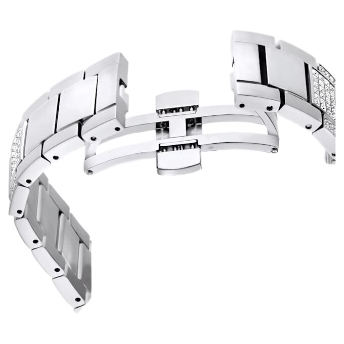 Dextera Lux-klokke, sveitsiskprodusert, metallarmbånd, sølvfarget, rustfritt stål Dextera Lux-klokke, sveitsiskprodusert, metallarmbånd, sølvfarget, rustfritt stål