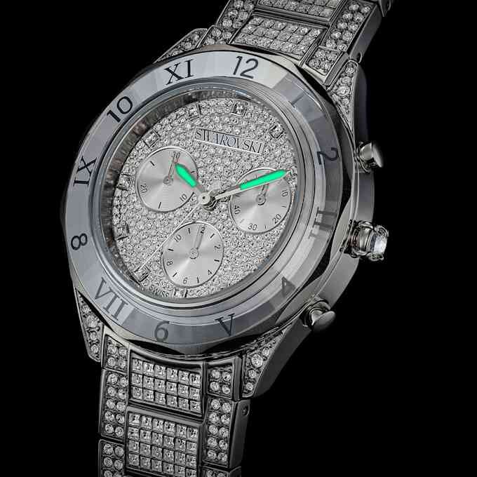 Dextera Lux-klokke, sveitsiskprodusert, metallarmbånd, sølvfarget, rustfritt stål Dextera Lux-klokke, sveitsiskprodusert, metallarmbånd, sølvfarget, rustfritt stål