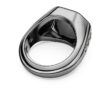 Dextera-ring, åttekantet form, rund sliping, svart, rutheniumbelagt Dextera-ring, åttekantet form, rund sliping, svart, rutheniumbelagt