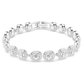 En Angelic-armbånd, rundslipt, hvitt, rhodiumbelagt En Angelic-armbånd, rundslipt, hvitt, rhodiumbelagt