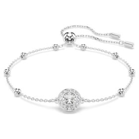 En Angelic-armbånd, rundslipt, hvitt, rhodiumbelagt En Angelic-armbånd, rundslipt, hvitt, rhodiumbelagt