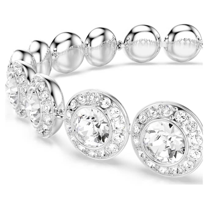 En Angelic-armbånd, rundslipt, hvitt, rhodiumbelagt En Angelic-armbånd, rundslipt, hvitt, rhodiumbelagt