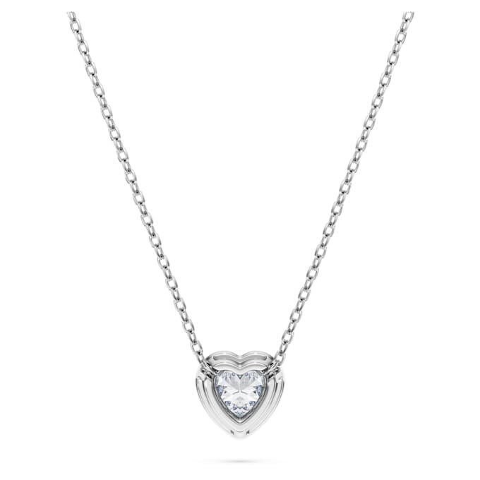 Eternity-anheng med laboratoriedyrkede diamanter på totalt 0,5 karat, hjerteform, sterlingsølv Eternity-anheng med laboratoriedyrkede diamanter på totalt 0,5 karat, hjerteform, sterlingsølv