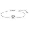 Eternity-armbånd med laboratoriedyrkede diamanter på totalt 0,5 karat, hjerteform, sterlingsølv Eternity-armbånd med laboratoriedyrkede diamanter på totalt 0,5 karat, hjerteform, sterlingsølv