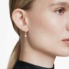 Eternity Drop-øredobber med laboratoriedyrkede diamanter 0,7 karat totalt, rund form, 14K hvitt gull