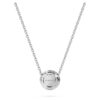 Eternity Halo solitaire-anheng, laboratoriedyrkede diamanter 0,23 karat totalt, rund form, sterlingsølv Eternity Halo solitaire-anheng, laboratoriedyrkede diamanter 0,23 karat totalt, rund form, sterlingsølv