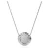 Eternity Halo solitaire-anheng med laboratoriedyrkede diamanter, 1 karat totalt, rund form, 14K hvitt gull Eternity Halo solitaire-anheng med laboratoriedyrkede diamanter, 1 karat totalt, rund form, 14K hvitt gull