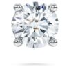 Eternity-øredobber med laboratoriedyrkede diamanter 0,5 karat totalt, enkelt, rund form, 14K hvitt gull Eternity-øredobber med laboratoriedyrkede diamanter 0,5 karat totalt, enkelt, rund form, 14K hvitt gull