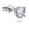 Eternity-øredobber med laboratoriedyrkede diamanter 0,5 karat totalt, enkelt, rund form, 14K hvitt gull Eternity-øredobber med laboratoriedyrkede diamanter 0,5 karat totalt, enkelt, rund form, 14K hvitt gull