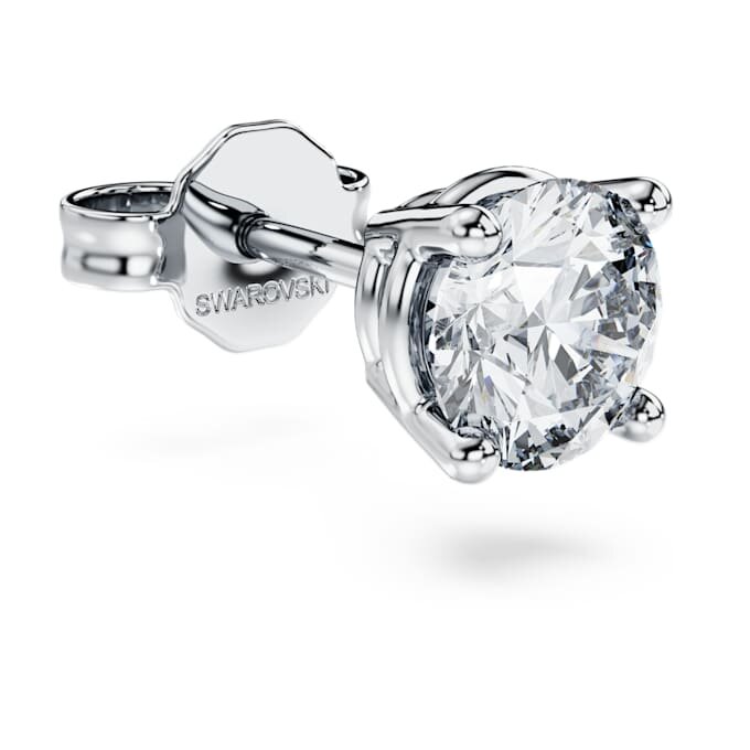 Eternity-øredobber med laboratoriedyrkede diamanter 0,5 karat totalt, enkelt, rund form, 14K hvitt gull Eternity-øredobber med laboratoriedyrkede diamanter 0,5 karat totalt, enkelt, rund form, 14K hvitt gull