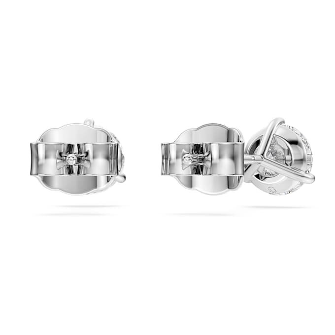 Eternity-øredobber med laboratoriedyrkede diamanter, totalt 2,0 karat, rund form, 14K hvitt gull Eternity-øredobber med laboratoriedyrkede diamanter, totalt 2,0 karat, rund form, 14K hvitt gull