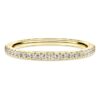 Eternity-ring med laboratoriedyrkede diamanter 0,2 karat totalt, rund form, 14K gult gull
