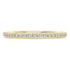 Eternity-ring med laboratoriedyrkede diamanter 0,2 karat totalt, rund form, 14K gult gull