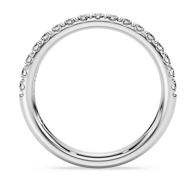Eternity-ring med laboratoriedyrkede diamanter 0,4 karat totalt, rund form, 14K hvitt gull Eternity-ring med laboratoriedyrkede diamanter 0,4 karat totalt, rund form, 14K hvitt gull