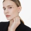 Eternity-ringer med laboratoriedyrkede diamanter, totalt 1 karat, rund form, 14K hvitt gull Eternity-ringer med laboratoriedyrkede diamanter, totalt 1 karat, rund form, 14K hvitt gull