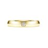 Eternity-ring med laboratoriedyrkede diamanter på totalt 0,05 karat, rund form, 14K gult gull