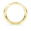 Eternity-ring med laboratoriedyrkede diamanter på totalt 0,05 karat, rund form, 14K gult gull