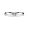 Eternity-ring med laboratoriedyrkede diamanter på totalt 0,05 karat, rund form, 14K hvitt gull